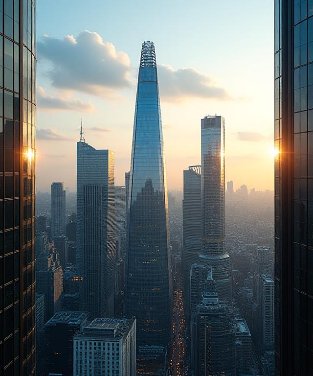 Panoramic view of the London City skyline